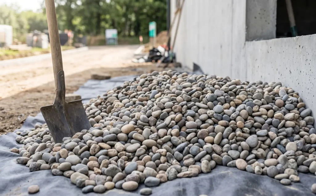 Gravier drainant : calibres, prix et livraison pour un drainage durable